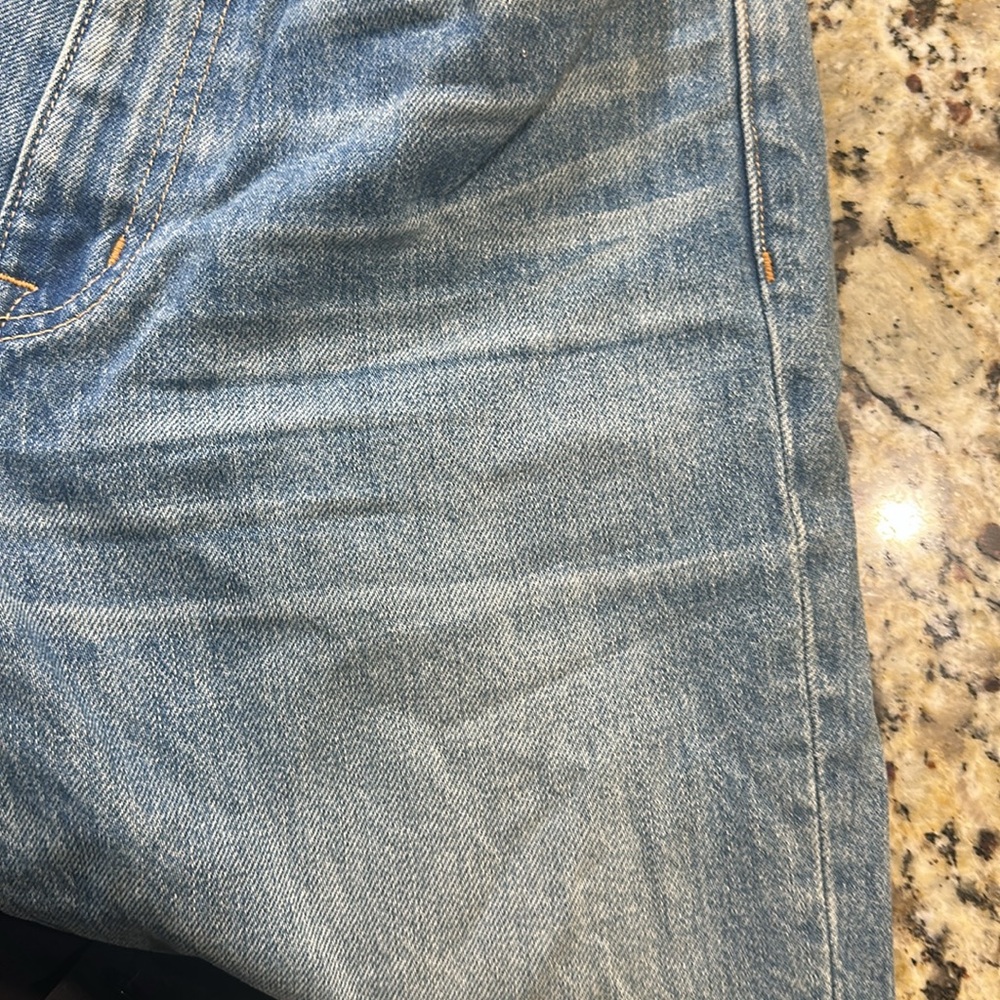 SLVRLAKE Denim Blue Wide Leg Jeans - Picture 9 of 11